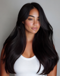 1# Midnight Veil Seamless Clip-in Extentions